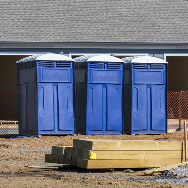 how do you ensure the portable toilets are secure and safe from vandalism during an event in Clanton